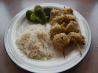 Pork Brochettes With Shredded Coconut