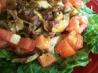 Shiitake Mushrooms With Garlic and Shallots on Greens. Photo by *Parsley*