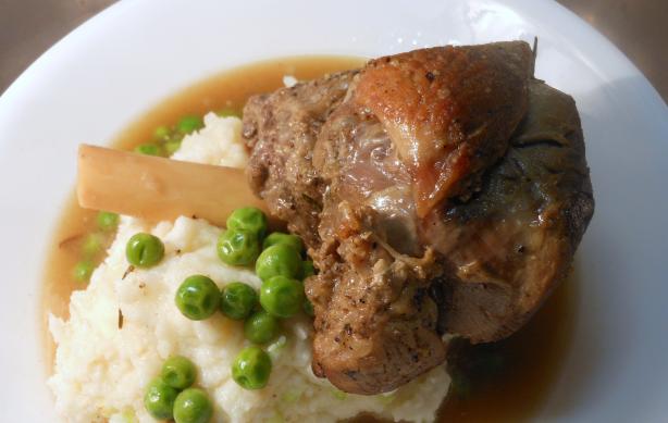 Lamb Shanks With Verjuice. Photo by JustJanS