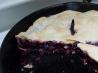 Johnny Jalapeno's Cast-Iron Blueberry Pie