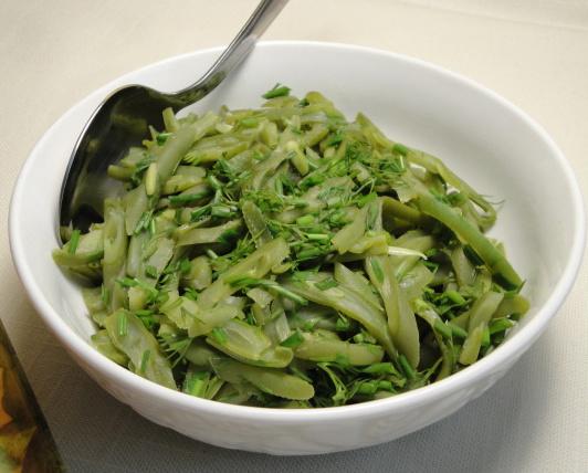 Acadia's French Green Beans. Photo by Debbwl
