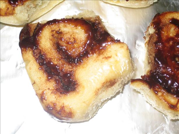 (Relatively) Healthy Cinnamon Buns. Photo by brokenburner