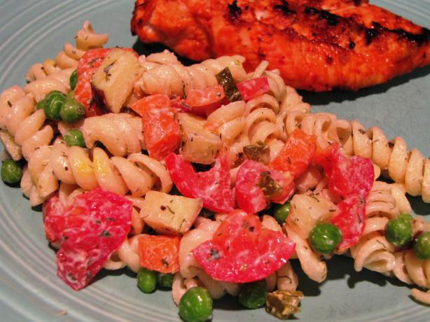 Anne's Colourful Pasta Salad. Photo by loof