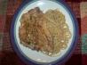 Veronica's Pasta Bianc (Pasta and Pork Chops). Recipe by Trixyinaz