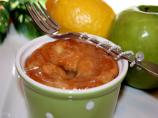 Apple Pudding With Vanilla Sauce