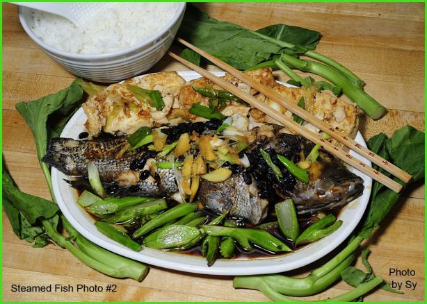 #1 Favorite Chinese Steamed Whole Fish by Sy. Photo by Skipper/Sy