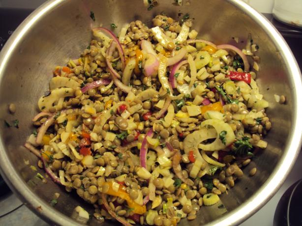 Lentil and Fennel Salad. Photo by dicentra