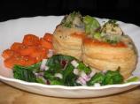Chicken Avocado and Mushroom Stuffed Vol-Au-Vents