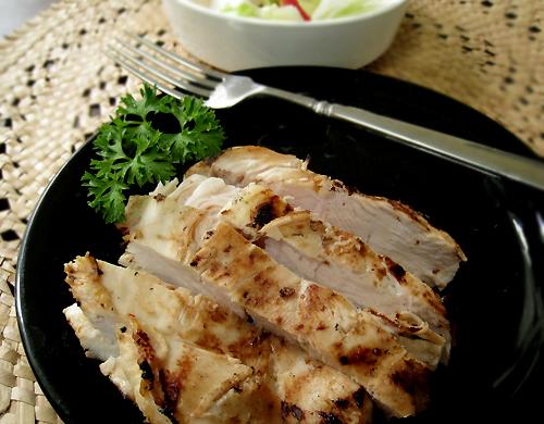 Paul's Grilled Italian Chicken Breasts. Photo by Caroline Cooks
