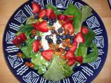 Red, White, and Blue (Berry) Green Salad. Photo by Belinda in Austin, TX