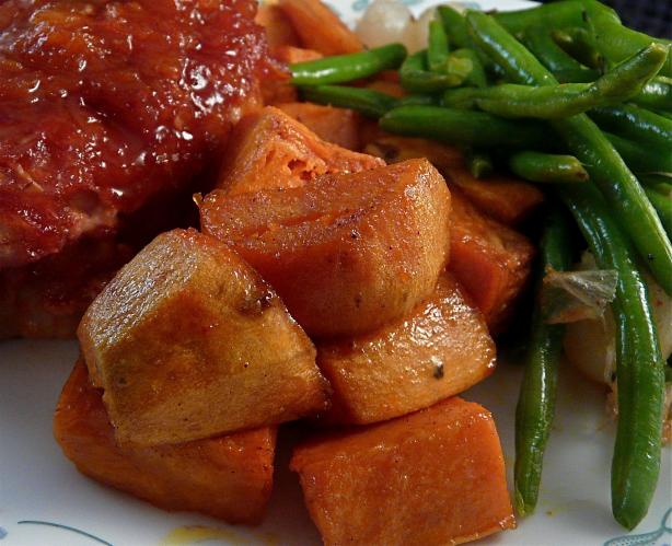 Roasted Sweet Potatoes. Photo by PaulaG