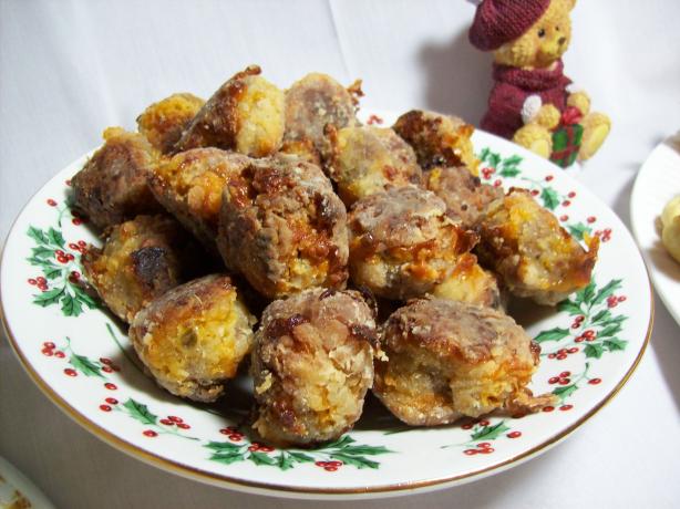 Joe's Sausage-Cheese Balls. Photo by Chef shapeweaver &copy;