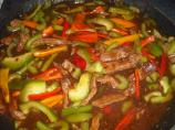 Mom's Pepper Steak. Photo by Johnsdeere