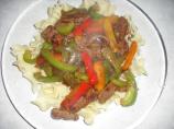 Mom's Pepper Steak. Photo by Johnsdeere