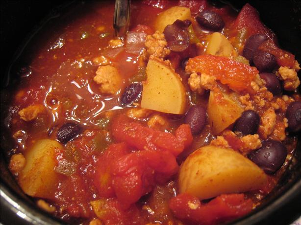 Smokin' Irish-Mex Turkey Chili. Photo by yogiclarebear