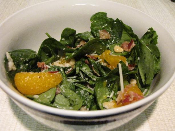 Spring Sunshine Salad With Citrus Parmesan Dressing. Photo by loof
