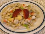 Seafood Pasta Salad With Creamy Strawberry Dressing