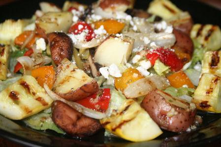 Grilled Vegetable Salad With Tarragon Vinaigrette. Photo by ~Nimz~