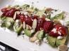Avocado Strawberry Salad With Feta and Walnuts in a Tarragon Vin