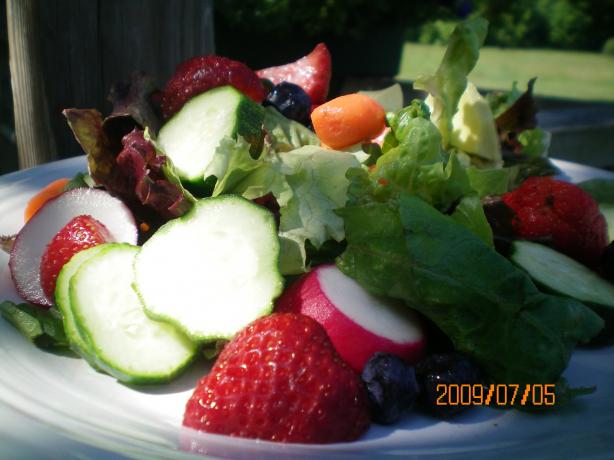 Fruit and Veggie Good for U Salad. Photo by CoffeeB