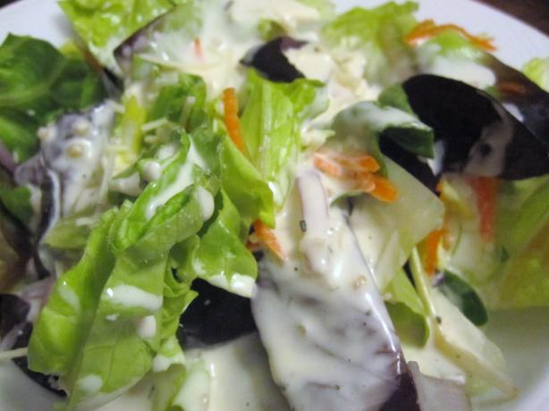 Sam Choy's Garlic Ranch Salad Dressing. Photo by mary winecoff