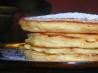 Coconut Cornmeal Pancakes. Recipe by Nasseh