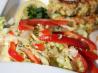 Cabbage and Red Pepper Salad With Lime-Cumin Vinaigrette. Recipe by TxGriffLover