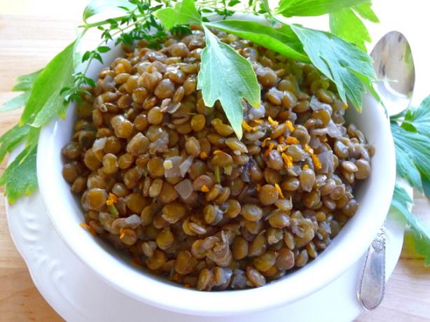 Lentils With Lovage. Photo by BecR