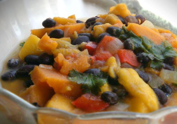 Mango and Black Bean Stew. Photo by SAHS