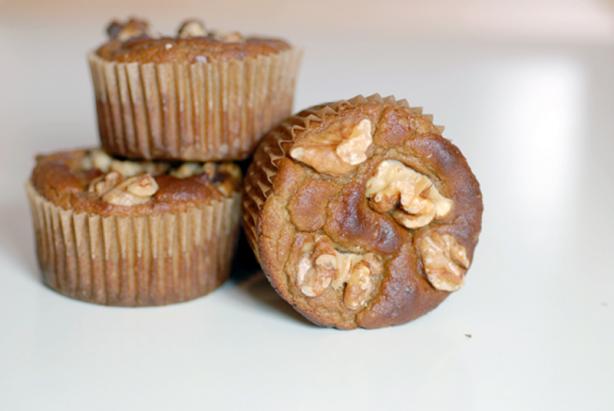 Gluten Free Banana Walnut Muffins. Photo by Elana's Pantry