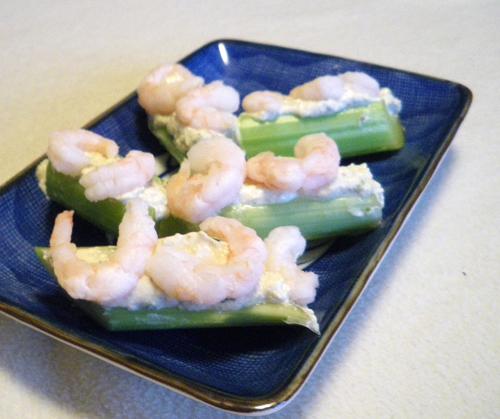 Celery With Shrimp. Photo by Bergy