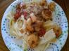 Shrimp and Pasta With Basil and Tomatoes. Recipe by SandwichQueen