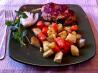 Turkey Mini-Meatloaves With Roasted Root Veggies. Recipe by Lady in love :)