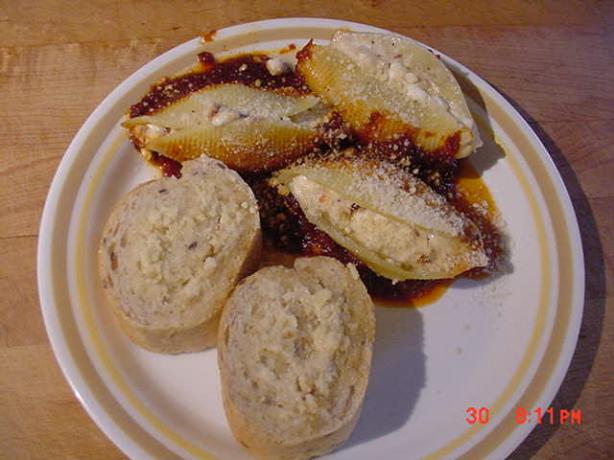 Pasta.....pasta Shells With Dilled Crab Filling. Photo by Timothy J Higgins Eva