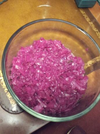 Rode Kool (Red Cabbage) Dutch recipe. Photo by hungrypogo