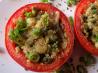 Parmesan Stuffed Tomatoes. Recipe by Dancer^