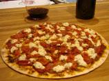 Boursin Cheese and Sun-Dried Tomato Pizza. Photo by Baz