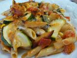 Baked Penne With Corn, Zucchini and Basil