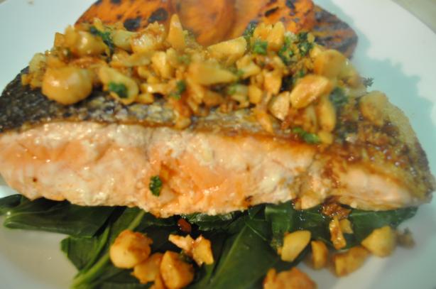 Fish With Macadamia Butter Sauce. Photo by I'mPat