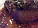 Rib-Eye Steaks With Balsamic-Caper Vinaigrette. Photo by Cooks4_6