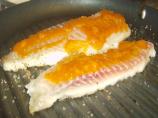 Grilled Tilapia With Peach BBQ Sauce by Paula Deen