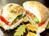 Perfect Summer Sandwich (Tomato, Basil, Cheese). Recipe by newmama
