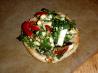 Open Faced Spinach and Feta Melt. Recipe by FrVanilla