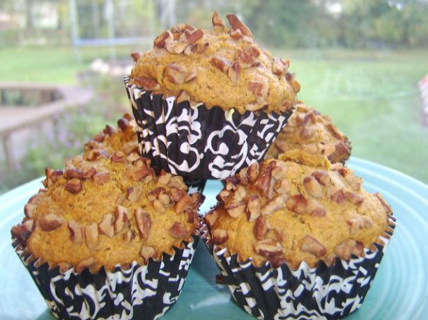 Kansas Pecan Topped Pumpkin Muffins (Good Housekeeping ). Photo by LifeIsGood