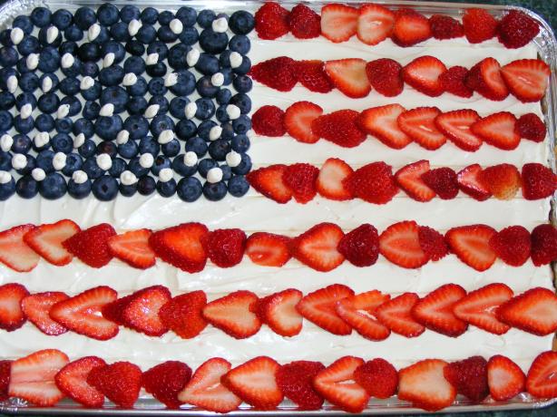 4th of July Flag Cake. Photo by cbasser