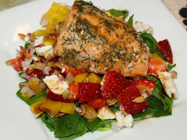 Colorful Salmon Salad. Photo by TattooedMamaof2