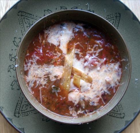 Vegetarian Tortilla Soup. Photo by spatchcock