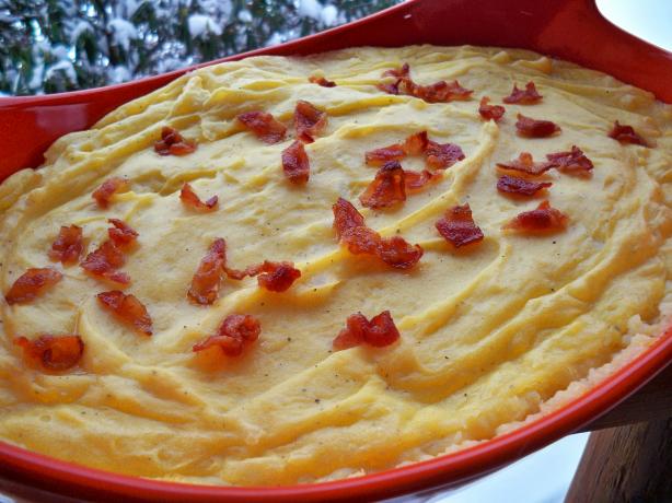 Baked Cheddar Potatoes. Photo by Lainey6605