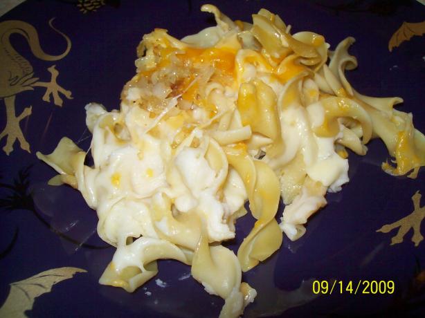 Addictive Pierogi Casserole. Photo by AZPARZYCH