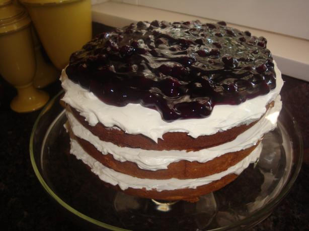 Mama Jo's Blueberry Cake. Photo by Carol's Mistletoe Kitchen